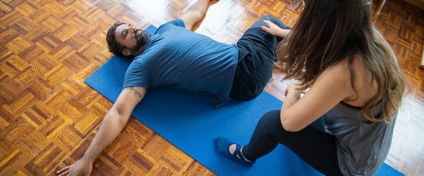 Quiet area for post-training recovery and deep breathing exercises.
